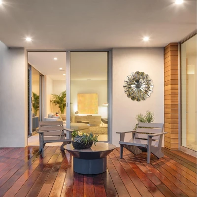 Brass Patina Sunflower Indoor/Outdoor Wall Décor - Southern Patio 6 Brass Patina Sunflower Indoor/Outdoor Wall Décor - Southern Patio - Image 4