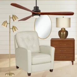 360 Lighting Aaron Mid Century Modern Tree Floor Lamp 64" Tall Aged Brass 3 Light Adjustable Dome Shade For Living Room Reading Bedroom Office House -Home Improvement Store GUEST ca217acf 790a 4aed af64 9a458e756162