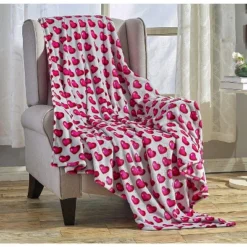 Valentine's Day Love & Hearts Collection Ultra Plush & Comfy Throw Blanket (50" X 60") -Home Improvement Store GUEST ccce611f 5e06 4392 9045 c974fb8cd44b