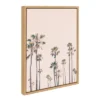 18" X 24" Sylvie Palm Tree Paradise Framed Canvas Wall Art By Caroline Pink/Mint - Kate And Laurel -Home Improvement Store GUEST ccf635a2 e7a6 43bd 8d8b 75a75a13be52