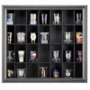 Studio Decor Wall Mounted 18 X 16.5" Modern Style Shot Glass Display Case With 28 Individual Compartments For Homes And Offices, Black (3 Pack) -Home Improvement Store GUEST cdba9894 ca65 4a5b 9309 f1ff1913f624