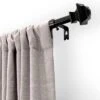Lumi Home Furnishings Square Curtain Rod - Oil Rubbed Bronze -Home Improvement Store GUEST cde639fd 16e1 4819 ae3f 189e3c573491
