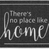 J&V TEXTILES "No Place Like Home" Outdoor Rubber Doormat 18" X 30" -Home Improvement Store GUEST cdfdd529 9f4f 4294 ae87 1949722dc767