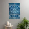 Sunshinecanteen Flores Cyan Large Portrait 22" X 31 1/2" Fiber Wall Hanging - Society6 -Home Improvement Store GUEST cf7302bb 826b 45d4 8190 be3770b95627