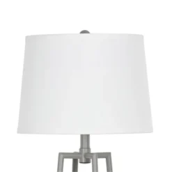 58" Metal Floor Lamp With Shelves Gray - Cresswell Lighting -Home Improvement Store GUEST d176bcfa 67fc 466e 895e 503912d6cb5c