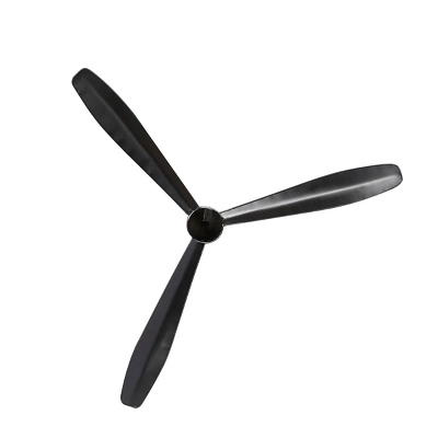 31" X 27" Metal Airplane Propeller 3 Blade Wall Decor With Aviation Detailing Black - Olivia & May 8 31" X 27" Metal Airplane Propeller 3 Blade Wall Decor With Aviation Detailing Black - Olivia & May - Image 6