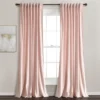 Home Boutique Prima Velvet Solid Light Filtering Back Tab/Rod Pocket Window Curtain Panels Blush 54x84 Set -Home Improvement Store GUEST d32ced29 7931 4500 aad5 cf1afa6bc0e4