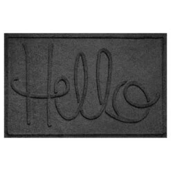 Aqua Shield Simple Hello Indoor/Outdoor Doormat - Bungalow Flooring -Home Improvement Store GUEST d3fb52a3 633d 4ce5 95df af641318d985