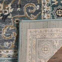 2'3"x12' Medallion Loomed Runner Rug Teal/Gray - Safavieh 7 2'3"x12' Medallion Loomed Runner Rug Teal/Gray - Safavieh -Home Improvement Store GUEST d42edff1 47d7 4c6b 8d5a 9108769097cb