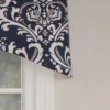 Ozbourne Cornice Syel 3" Rod Pocket Valance 50" X 17" Navy By RLF Home -Home Improvement Store GUEST d4aca683 d478 4cdb 8087 bc951c869ee2