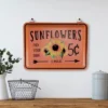 Northlight 15" Fall Harvest Orange "Sunflowers" Wall Sign -Home Improvement Store GUEST d53189d4 e00b 47ea a6fc b4f6e8ee5e48