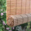48" X 72" Outdoor Oval Vinyl Cord-Free PVC Rollup Blinds Woodgrain - Radiance -Home Improvement Store GUEST d60c5489 219f 448e 837d 06f30c141777