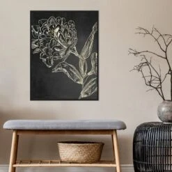 22" X 30" Golden Flower Folklore II By Asia Jensen Framed Canvas Wall Art Black - Amanti Art -Home Improvement Store GUEST d6ca03b0 e185 4f17 a5bd 1933b7a51968