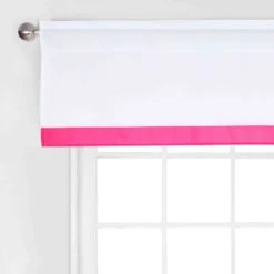 Bacati - MixNMatch Pink Band Window Valance -Home Improvement Store GUEST d816c181 7520 415a b3c2 262f7cb279bc