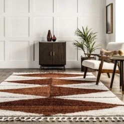 NuLOOM Kali Shaggy Diamond Tassel Area Rug -Home Improvement Store GUEST d8a35f42 f64b 473b 83e2 e1a3a1079d6b
