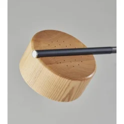 Roman Floor Lamp Black (Includes LED Light Bulb) - Adesso -Home Improvement Store GUEST d8ca27ba b205 4718 b71c b39c55aaa0c5