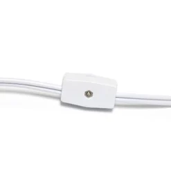 10.04" Traditional Ceramic Thimble Base Bedside Table Desk Lamp With Matching Fabric Shade Gray - Simple Designs -Home Improvement Store GUEST d8f87b41 2d90 43e2 a0d8 d8db3bc07f49