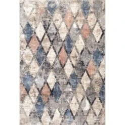 NuLOOM Saoirse Distressed Trellis Area Rug -Home Improvement Store GUEST d92cc63c 87c6 422d a0ab fd1c629dfdd5