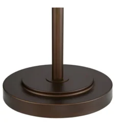 Franklin Iron Works Luz Industrial Torchiere Floor Lamp Standing 72 1/2" Tall Oil Rubbed Bronze Clear Glass For Living Room Bedroom Office House Home -Home Improvement Store GUEST d93a81e6 3349 4bab aa01 b1af0364a39a