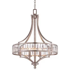 Vienna Full Spectrum Soft Silver Chandelier 24" Wide Crystal Glass 4-Light Fixture For Dining Room House Kitchen Bedroom 12 Vienna Full Spectrum Soft Silver Chandelier 24" Wide Crystal Glass 4-Light Fixture For Dining Room House Kitchen Bedroom -Home Improvement Store GUEST d9b1302e 4067 4642 a35f 506a75423dc1