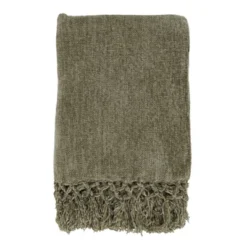 Saro Lifestyle Chenille Throw Blanket With Knotted Design -Home Improvement Store GUEST daa8e838 a1b8 4b00 9121 f39595d09ea2