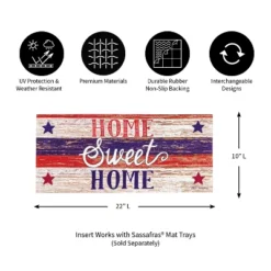 Evergreen Farmhouse Home Sweet Home Sassafras Indoor Outdoor Switch Doormat 1'10"x10" Multicolored -Home Improvement Store GUEST dab23169 9df6 4754 b525 e505fd56aed0