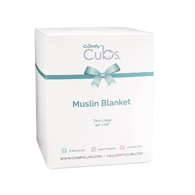 Muslin Cotton Blanket For Adults, Extra Large By Comfy Cubs 5 Muslin Cotton Blanket For Adults, Extra Large By Comfy Cubs - Image 3