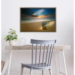 23" X 16" Brand New Day Framed Canvas Wall Art - Amanti Art -Home Improvement Store GUEST df00ac59 1a41 4560 b627 970d22183d8f