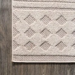 Xlendi High-Low Pile Moroccan Geometric Indoor/Outdoor Area Rug - JONATHAN Y -Home Improvement Store GUEST df4074d4 a595 4556 984a f6144d2cd056