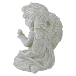 Northlight 6" Ivory Sitting Angel With Bird Outdoor Garden Statue -Home Improvement Store GUEST df4d346c 3ff0 4f63 840f 9a91c7a94006