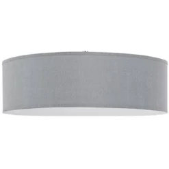 18" X 18" X 14" LED Metal Dimmable Pendant With Diffuser And Hardback Fabric Shade Gray - Cal Lighting -Home Improvement Store GUEST df58ff61 3ab2 4860 bdd8 a9f48424942b