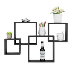 28.35" X 18" Blocchetto Intersecting Cubes Wall Shelf Unit - Danya B. -Home Improvement Store GUEST e0edf74a b0a3 4579 8f7c 21b45a966d7b