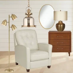 360 Lighting Aaron Mid Century Modern Tree Floor Lamp 64" Tall Aged Brass 3 Light Adjustable Dome Shade For Living Room Reading Bedroom Office House -Home Improvement Store GUEST e28a164e a7dc 4e53 9c2c ab45ec30be2e