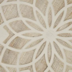 Leah Round Two-Tone Medallion Wall Decor Natural/White - Madison Park -Home Improvement Store GUEST e42daa45 2445 456f a028 72f698ae417a
