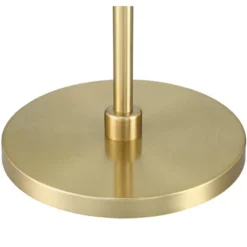 360 Lighting Modern Art Deco Arc Floor Lamp 64" Tall Warm Gold Metal White Fabric Drum Shade For Living Room Reading Family Bedroom Office House Home -Home Improvement Store GUEST e4dc7201 efe8 4a6e a29d 840f35bc8cb3