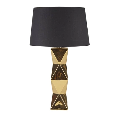 Kenlyn Ceramic Table Lamp Gold - Ink+Ivy 4 Kenlyn Ceramic Table Lamp Gold - Ink+Ivy - Image 2