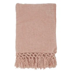 Saro Lifestyle Chenille Throw Blanket With Knotted Design -Home Improvement Store GUEST e59820e1 cceb 4ffd addc f33154c9dcc9
