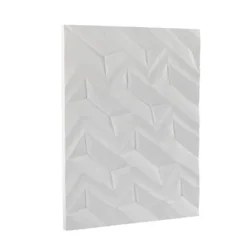 Wood Geometric Carved Wall Decor White - CosmoLiving By Cosmopolitan -Home Improvement Store GUEST e68ed3b4 c42b 45f7 8701 02b3ebe2211d