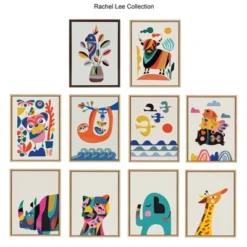 22" X 33" Sylvie Cow Framed Canvas Wall Art By Rachel Lee Natural - Kate And Laurel -Home Improvement Store GUEST e737fe2b cd50 450d b40c e7ea2b9d5f76 1