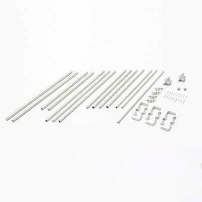 Kenney Mission 3/4" Decorative Bay Window Double Curtain Rod 3 Kenney Mission 3/4" Decorative Bay Window Double Curtain Rod