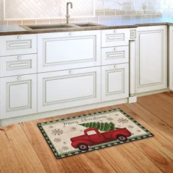 Merry Christmas Pickup Truck Doormat Indoor Outdoor 30" X 18" Briarwood Lane -Home Improvement Store GUEST e8bdc2bb d615 436a acc2 499335dd7beb
