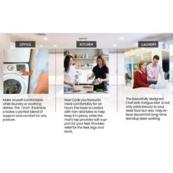 J&V TEXTILES 20" X 55" Oversized Cushioned Anti-Fatigue Kitchen Runner Mat (Buffalo) 7 J&V TEXTILES 20" X 55" Oversized Cushioned Anti-Fatigue Kitchen Runner Mat (Buffalo) -Home Improvement Store GUEST eaf9a615 0a29 4421 b12e 9196b2f339da