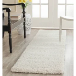 2'x8' Runner Ivory Solid Shag/Flokati Loomed - Safavieh 6 2'x8' Runner Ivory Solid Shag/Flokati Loomed - Safavieh -Home Improvement Store GUEST eb067030 c039 4071 9992 f856227403fe