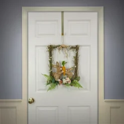 National Tree Company 14" Bunnies Hanging Wall Decoration, Easter Collection