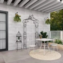 47" Iron Vintage Birdcage Black - Olivia & May 38 47" Iron Vintage Birdcage Black - Olivia & May -Home Improvement Store GUEST eb3feb39 44ba 42cd b61c bf8907007c5d