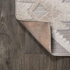 Sumak High-Low Pile Neutral Diamond Kilim Indoor/Outdoor Area Rug - JONATHAN Y -Home Improvement Store GUEST eeb32b9a 6564 4618 b37c e658eb35b3e3