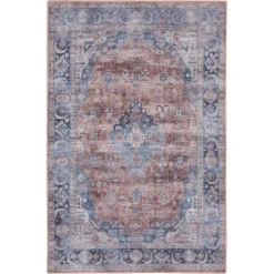 Nourison Washable Brilliance Vintage Medallion Indoor Rug -Home Improvement Store GUEST f0425132 6a1a 4cca b611 de7d16d91e9d