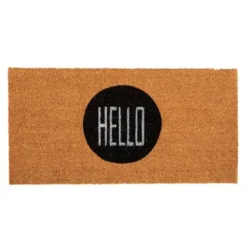 Coir Door Mat "Hello" - Storied Home -Home Improvement Store GUEST f08b3800 170a 4fff a46a df5f04158057