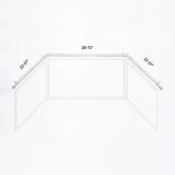 Kenney Bryce 3/4" Decorative Bay Window Double Curtain Rod 18 Kenney Bryce 3/4" Decorative Bay Window Double Curtain Rod -Home Improvement Store GUEST f0ba29ee ba84 487f 96b3 d8ccfaa413ad