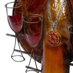 Traditional Metal Food & Drink Wall Decor Copper - Olivia & May -Home Improvement Store GUEST f1368952 964f 4555 8c1e 7f7b3e9648dd